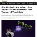 NVIDIA AI Blueprint simplifies building interactive visual AI agents for video