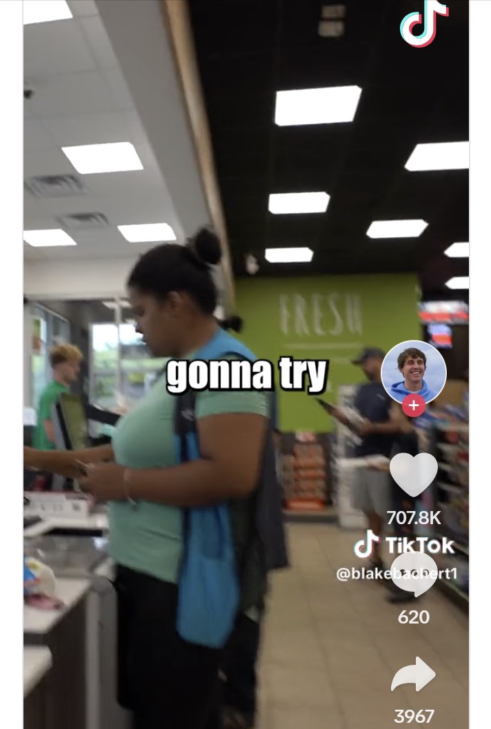 first tiktok reposting on the new platform