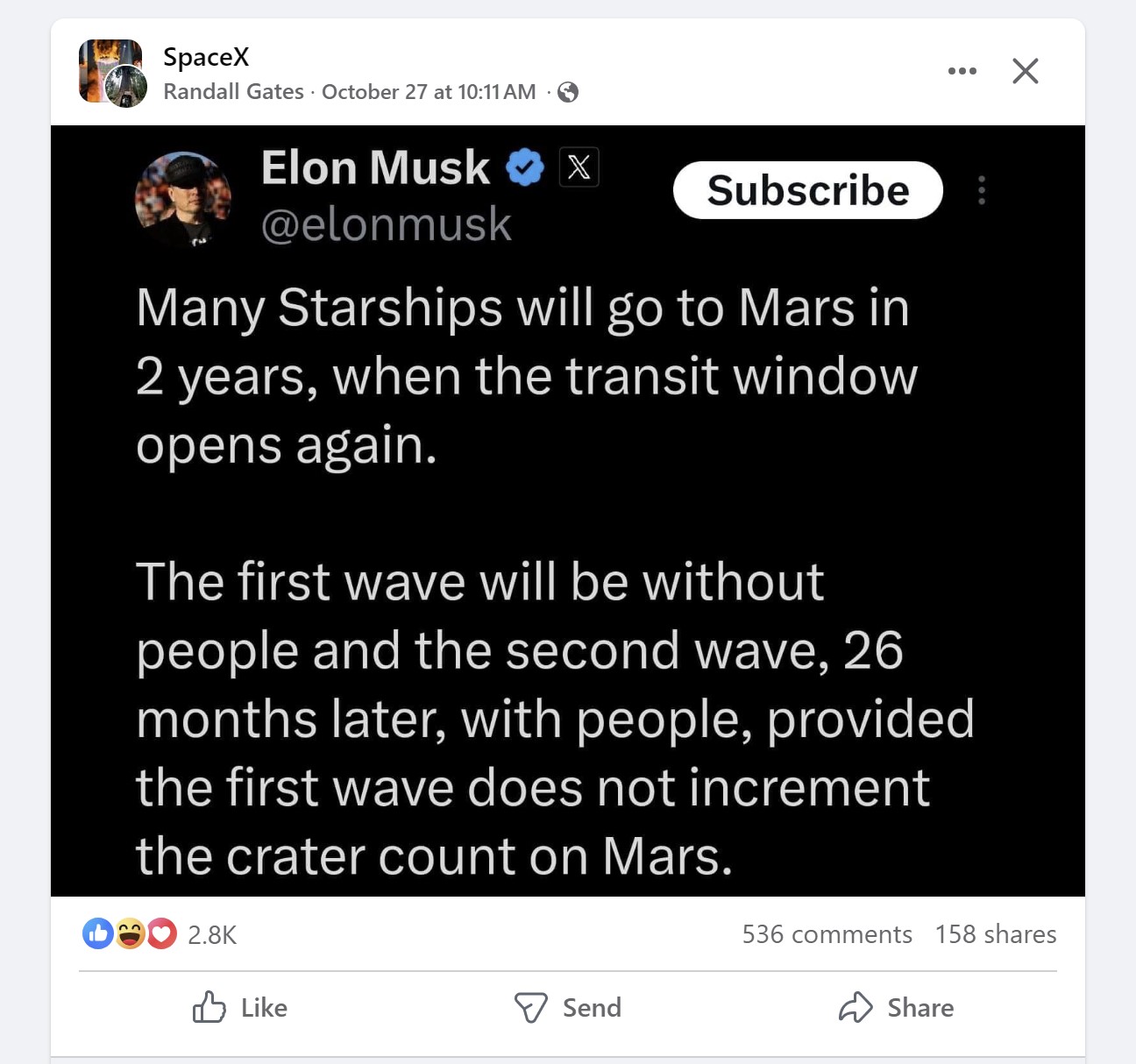 spaceX FB reposting #1